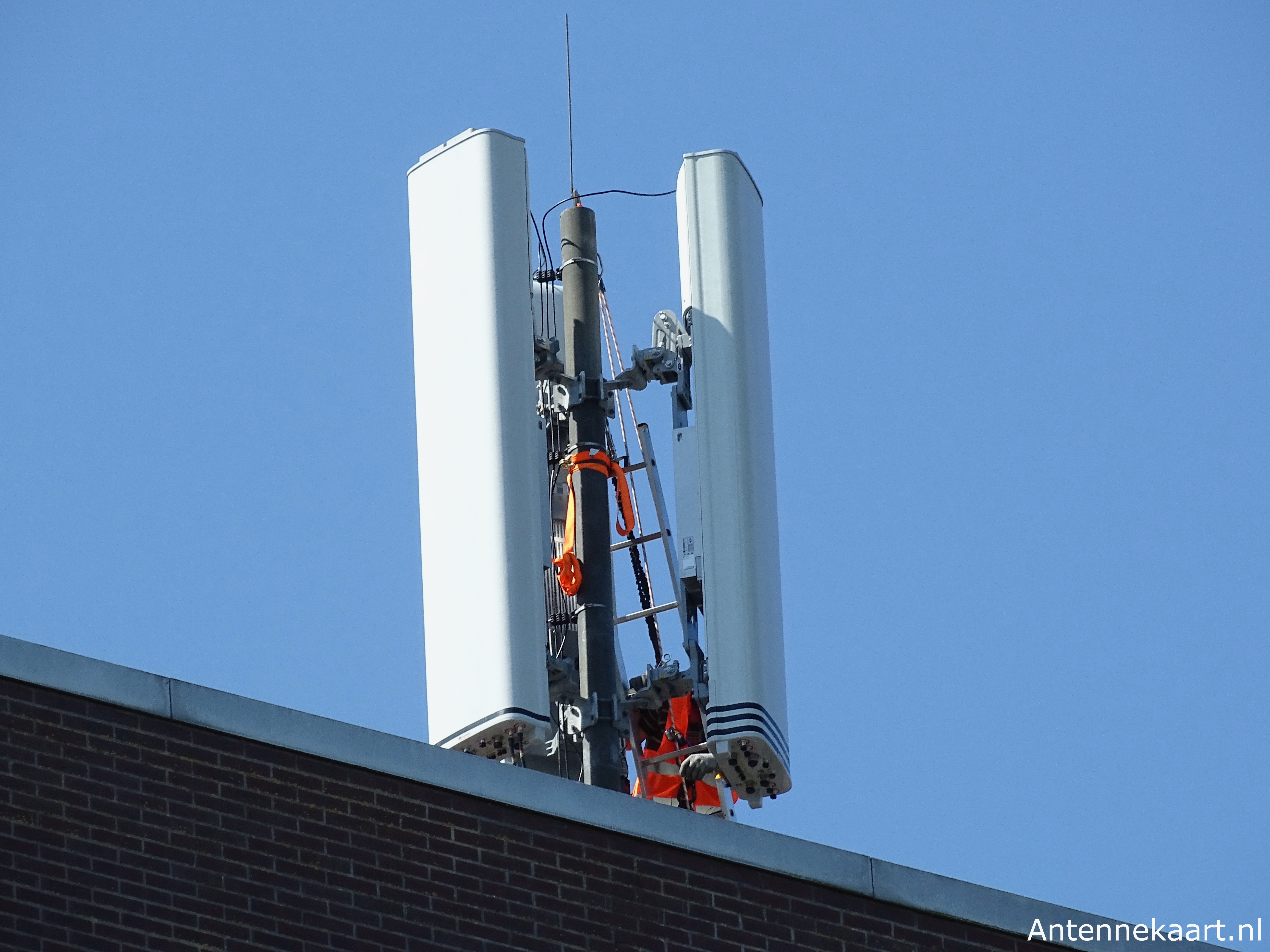 Nieuwe KPN antennes in Zwolle.